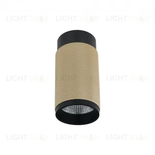 Накладной светильник iLedex Delta 1954-10W-3000K-36 BK+BR