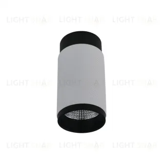 Накладной светильник iLedex Delta 1954-10W-3000K-36 BK+WH