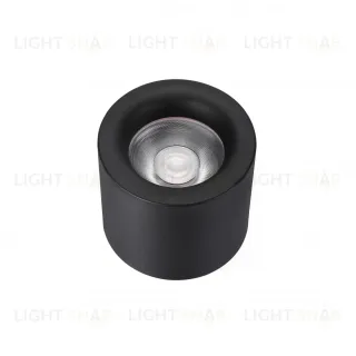 Накладной светильник iLedex Metrica 113-12W-D100-4000K-24DG-BK