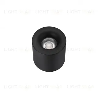Накладной светильник iLedex Metrica 108-7W-D80-4000K-24DG-BK
