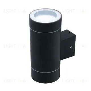 Уличный настенный светильник Uniel UUL-S92A 2х50W/GX53 IP65 BLACK UL-00009365