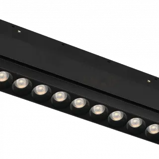 Трековый магнитный светильник iLedex Vision 4822-003-L236-12W-38DG-3000K-BK