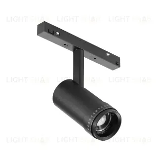 Трековый магнитный светильник iLedex Vision ZOOM 4822-020-D47-10W-10/60DG-3000K-BK
