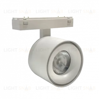 Трековый магнитный светильник iLedex Vision 4825-049-D74-10W-60DG-4000K-WH