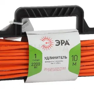 Удлинитель силовой Эра UFx-1-2x1.0-10m Б0043039