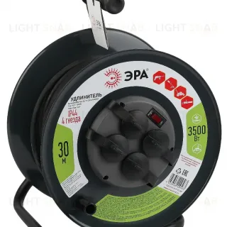 Удлинитель силовой Эра RMx-4es-3x1.5-30m-IP44(KG) Б0046844