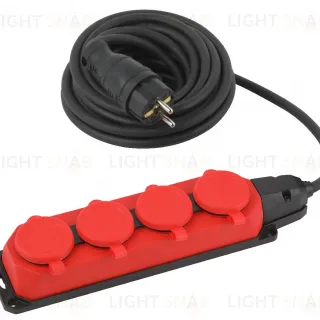 Удлинитель силовой Эра UK-4e-3x1,5-5m-IP44(KG) Б0057585