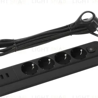 Сетевой фильтр Эра USF-4es-1,5m-3xUSBA-B Б0059568