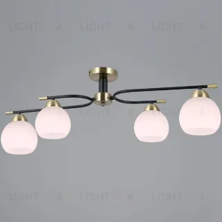 Потолочная люстра Illumico IL0638-4CSQ-24 AB BK LIBRA