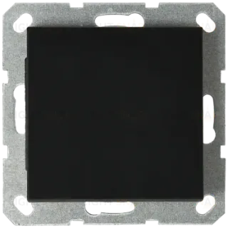 Накладка-заглушка Jasmart черный матовый (soft touch) в комплекте с суппортом G8001PB