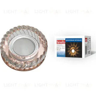 Встраиваемый светильник Fametto Luciole DLS-L123 GU5.3 BRONZE/CLEAR UL-00000373