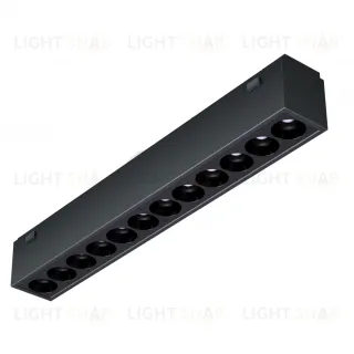 Трековый магнитный светильник iLedex Vision48-25 SMART 4825-039-L197-12W-36DG-BK