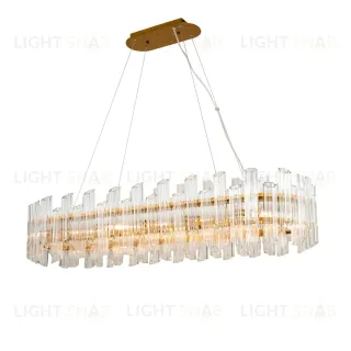 Подвесная люстра DeLight Collection Vittoria KG0769P-12L clear/ brass