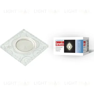 Встраиваемый светильник Fametto Luciole DLS-L203 GU5.3 CHROME/WHITE UL-00000378