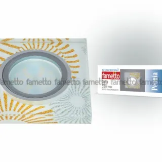 Встраиваемый светильник Fametto Peonia DLS-P201 GU5.3 CHROME/WHITE