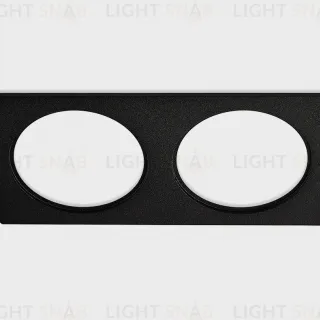 Двойная рамка Italline IT08-8034 black
