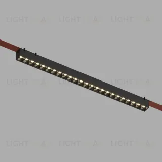 Трековый однофазный светильник Denkirs Belty Grill DK5573-BK