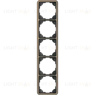 Рамка пятиместная Jung CD585GB