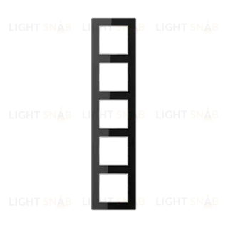 Рамка пятиместная Jung AC585GLSW