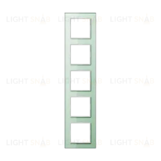 Рамка пятиместная Jung AC585GLWMT