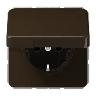 Розетка штепсельная Schuko Jung CD1520BFKLBR