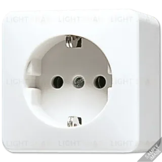 Розетка с заземлением Jung 321A