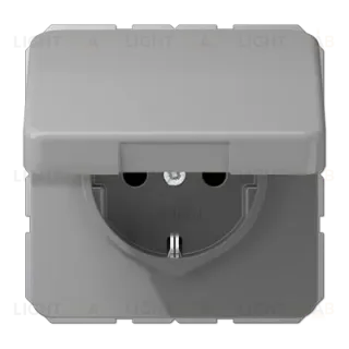Розетка штепсельная Schuko Jung CD1520BFKLGR