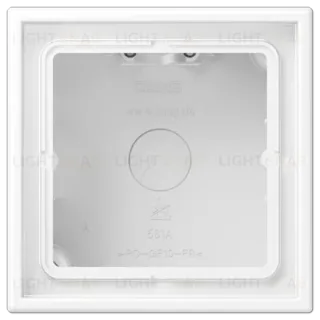 Коробка одноместная Jung LS581AWWM