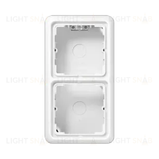 Коробка двухместная Jung CD582AWW
