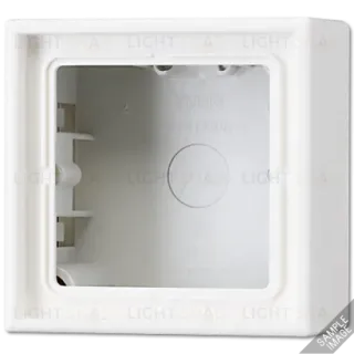 Коробка одноместная Jung LS581ASW