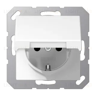 Розетка штепсельная Schuko Jung A1520BFKIKLWW