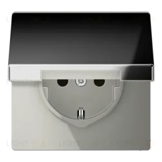 Розетка штепсельная Schuko Jung GCR1520KIKL