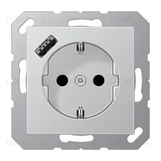 Розетка 2K+З USB Typ A Jung A1520-18AAL