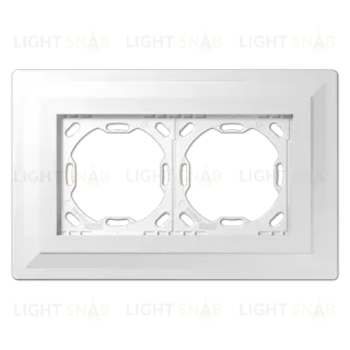 Рамка двухместная Jung PA982G125-3