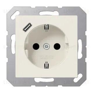 Розетка 2K+З USB Typ C Jung A1520-18C