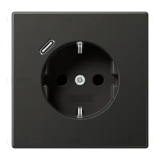 Розетка 2K+З USB Typ C Jung AL1520-18CAN
