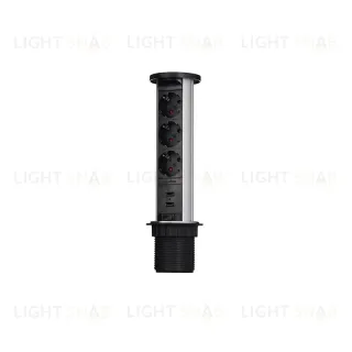 Блок розеток 105W (3 секции и 2 USB) Mebax 00-00001161