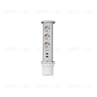 Блок розеток 105W (3 секции и 2 USB) Mebax 00-00001162