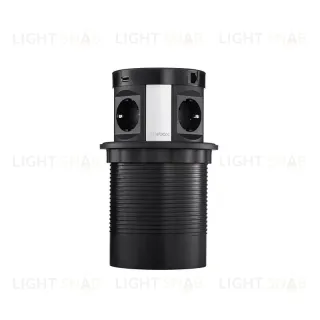Блок розеток 107J (4 секции, 2 USB и RJ-45) Mebax 00-00001466