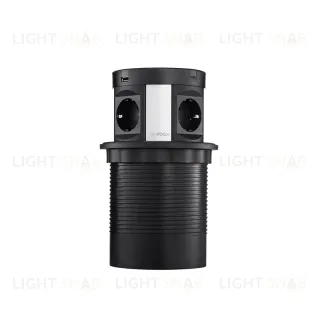 Блок розеток 107J (4 секции, 2 USB А + 2 USB С) Mebax 00-00001464