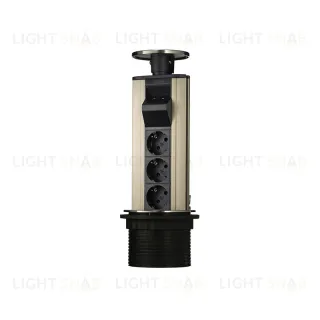Блок розеток 12S (3 секции и 2 USB) Mebax 00-00001165