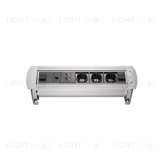 Блок розеток МХ-107 (3 секции, 2 USB и RJ-45) Mebax 00-00001185