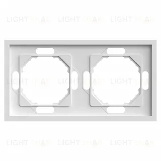 Рамка на 2 поста Stekker PFR00-5002-01 Эмили 49885