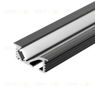 Алюминиевый профиль Arlight SL-BEVEL-W21-F-2000 ANOD BLACK 048997