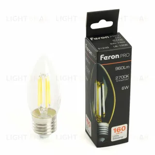 Светодиодная лампа Feron LB-1206 E27 6W 2700K 51238