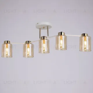 Потолочная люстра Illumico IL6111-5COU-79 WH GD Qui