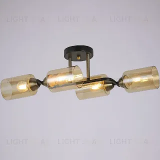 Потолочная люстра Illumico IL8148-4COU-79 BK BR Bice