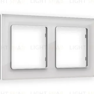 Рамка двухместная Ambrella Volt Platos AF330402