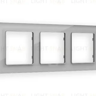 Рамка трехместная Ambrella Volt Platos AF330403