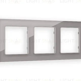 Рамка трехместная Ambrella Volt Platos AF330503